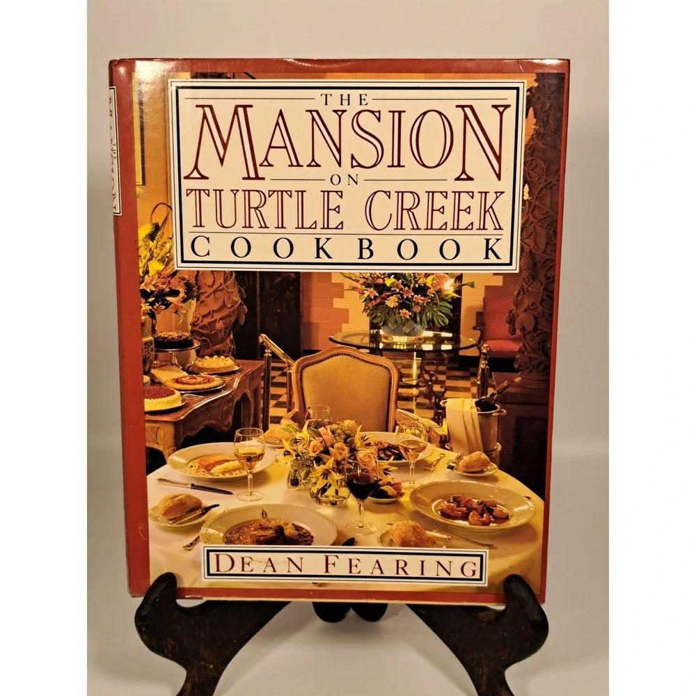 Dean Fearing The Mansion on Turtle Creek Cookbook Signed Hardcover 1987 1st Ed